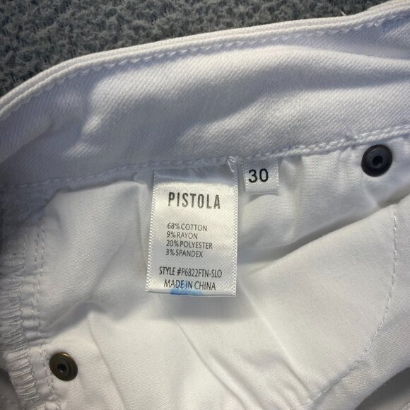Pistola Denim Women's White Jeans Skinny ,Size 30,Stretch - Picture 8 of 9